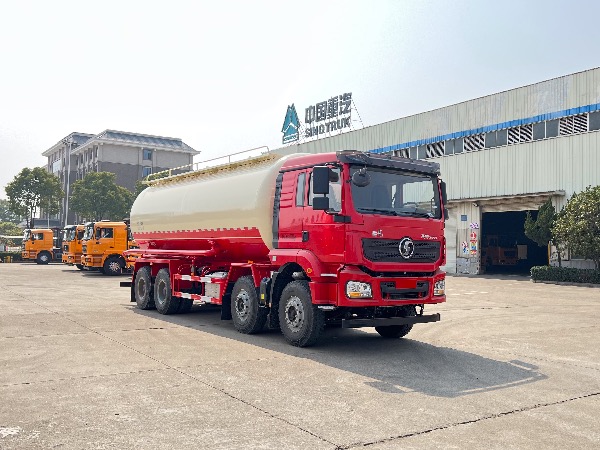 8x4陜汽德龍25-26立方下灰罐車/華威馳樂(lè)牌SGZ5312GFLSX6型油田專用下灰罐車/重晶石粉罐車