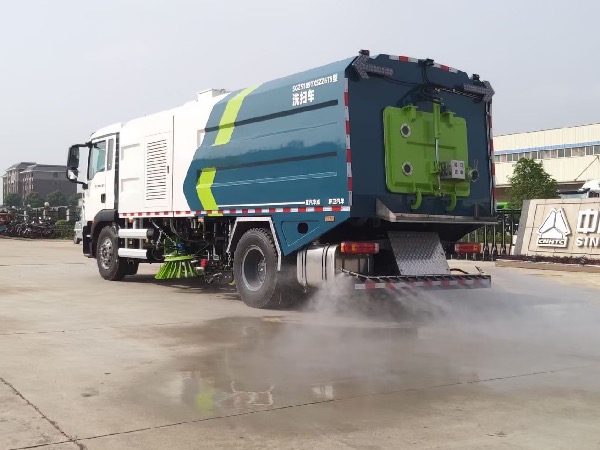 中國(guó)重汽湖北華威制造｜華威馳樂牌SGZ5189TXSZZ6T5洗掃車｜道路污染清除車｜華威馳樂牌SGZ5189TXSZZ6T5L洗掃車