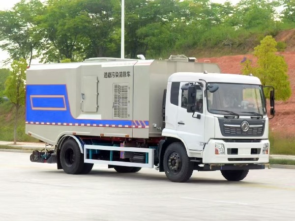 東風天錦5180道路污染清除車|SGZ5189TXCDF6型深度吸塵車|后滾掃吸塵車|掃路車
